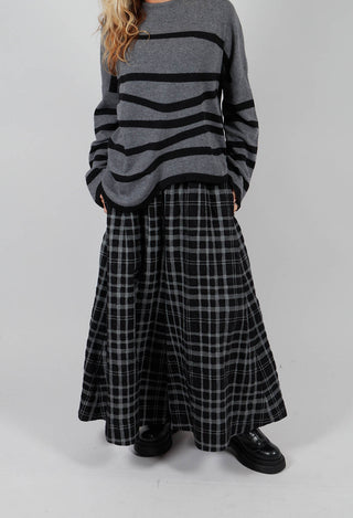 Pantskirt in Grey Check
