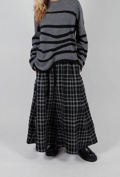 Pantskirt in Grey Check