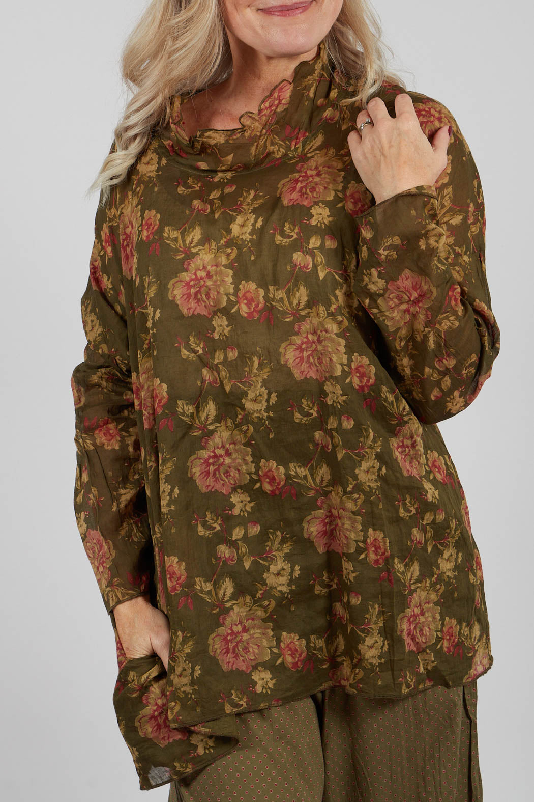Silvere Blouse in Mousse Fleurs