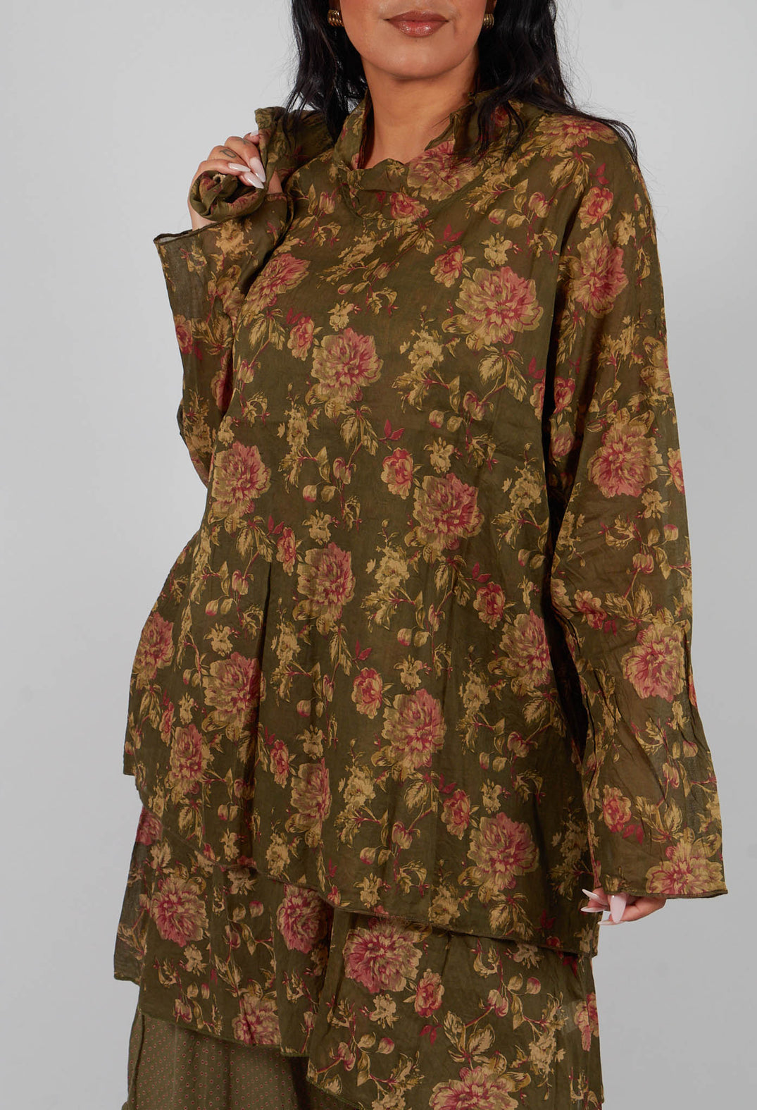 Silvere Blouse in Mousse Fleurs