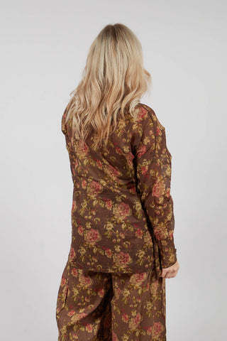 Silvere Blouse in Havane Fleurs