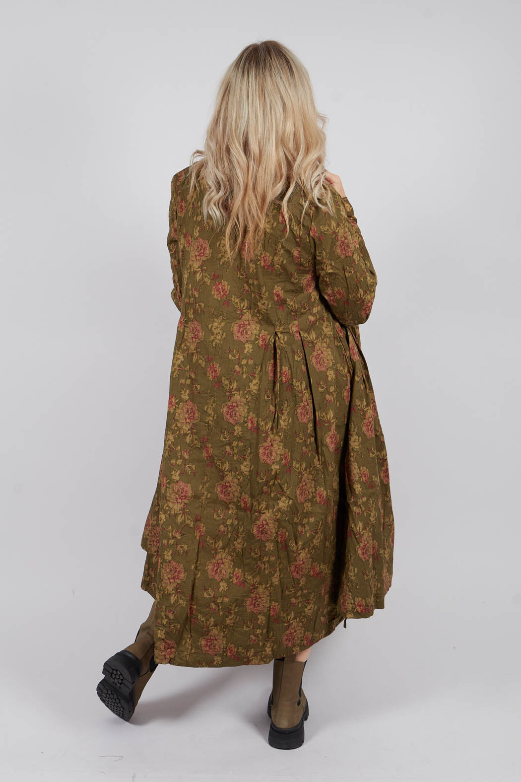 Tiago Coat in Popeline Mousse Fleure