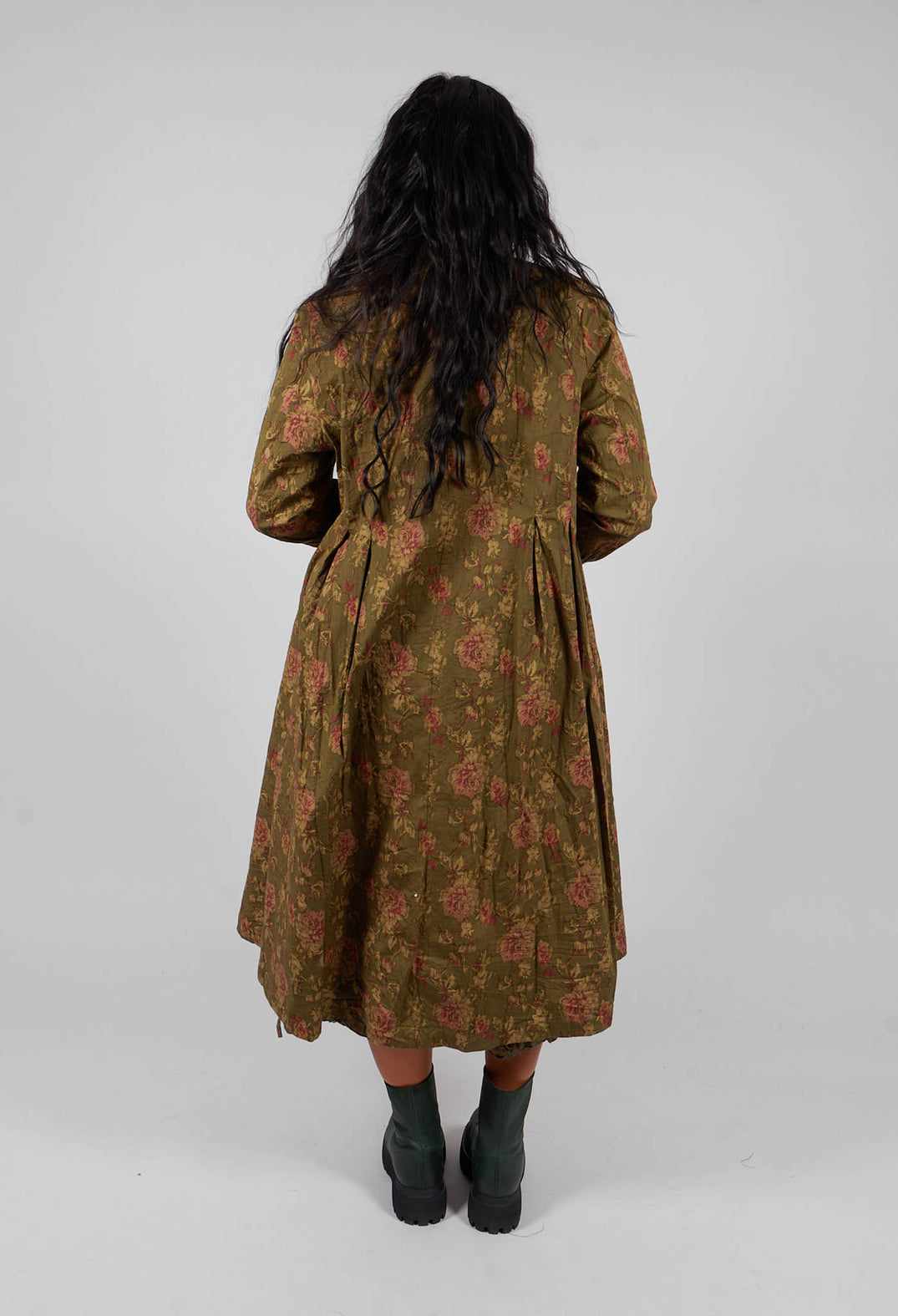 Tiago Coat in Popeline Mousse Fleure