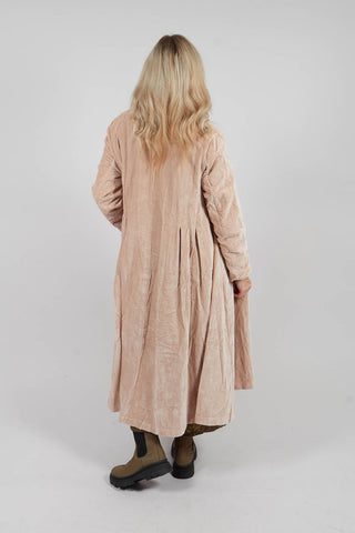 Tiago Coat in Popeline Ras Fleure