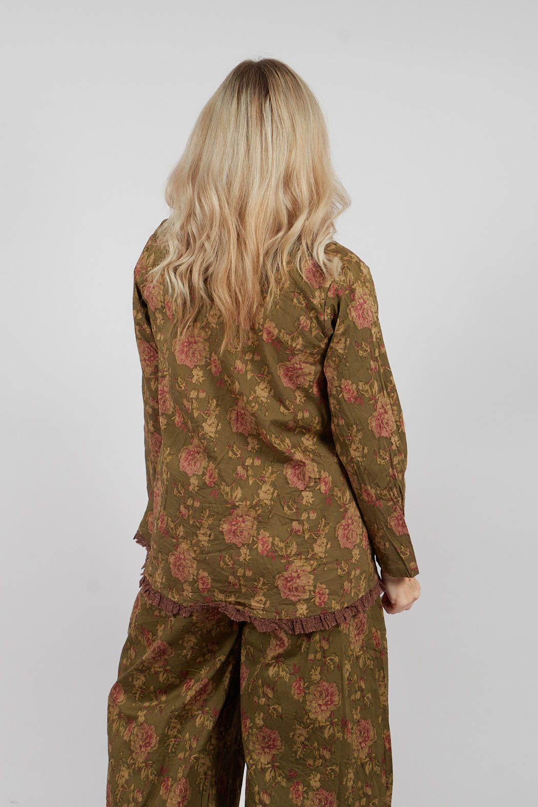 Clementine Jacket in Popeline Mousse Fleure