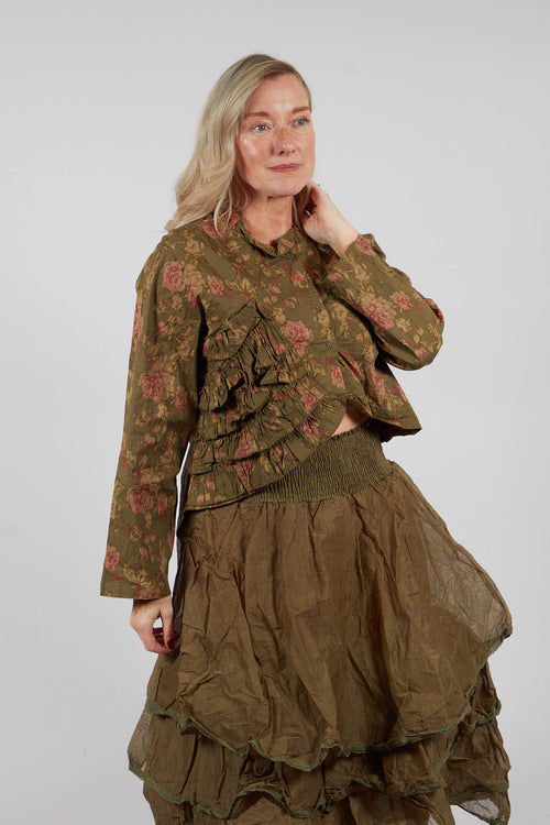 Liane Jacket in Popeline Mousse Fleure
