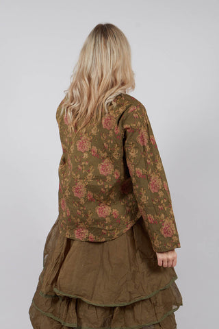 Liane Jacket in Popeline Mousse Fleure