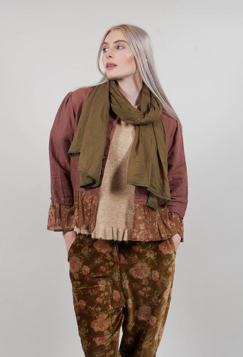 Mathis Jacket in Lin Bois de Rose