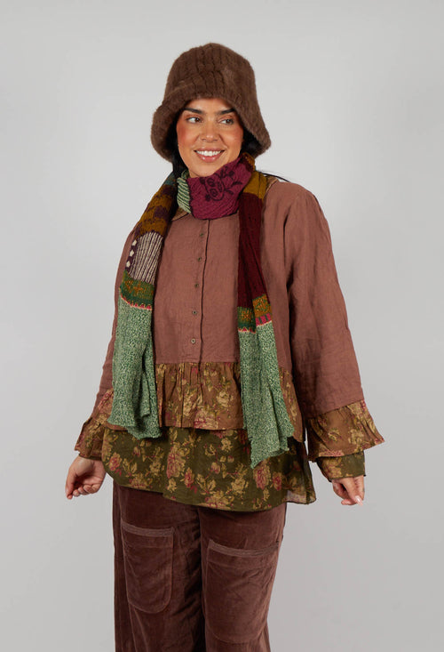 Mathis Jacket in Lin Bois de Rose