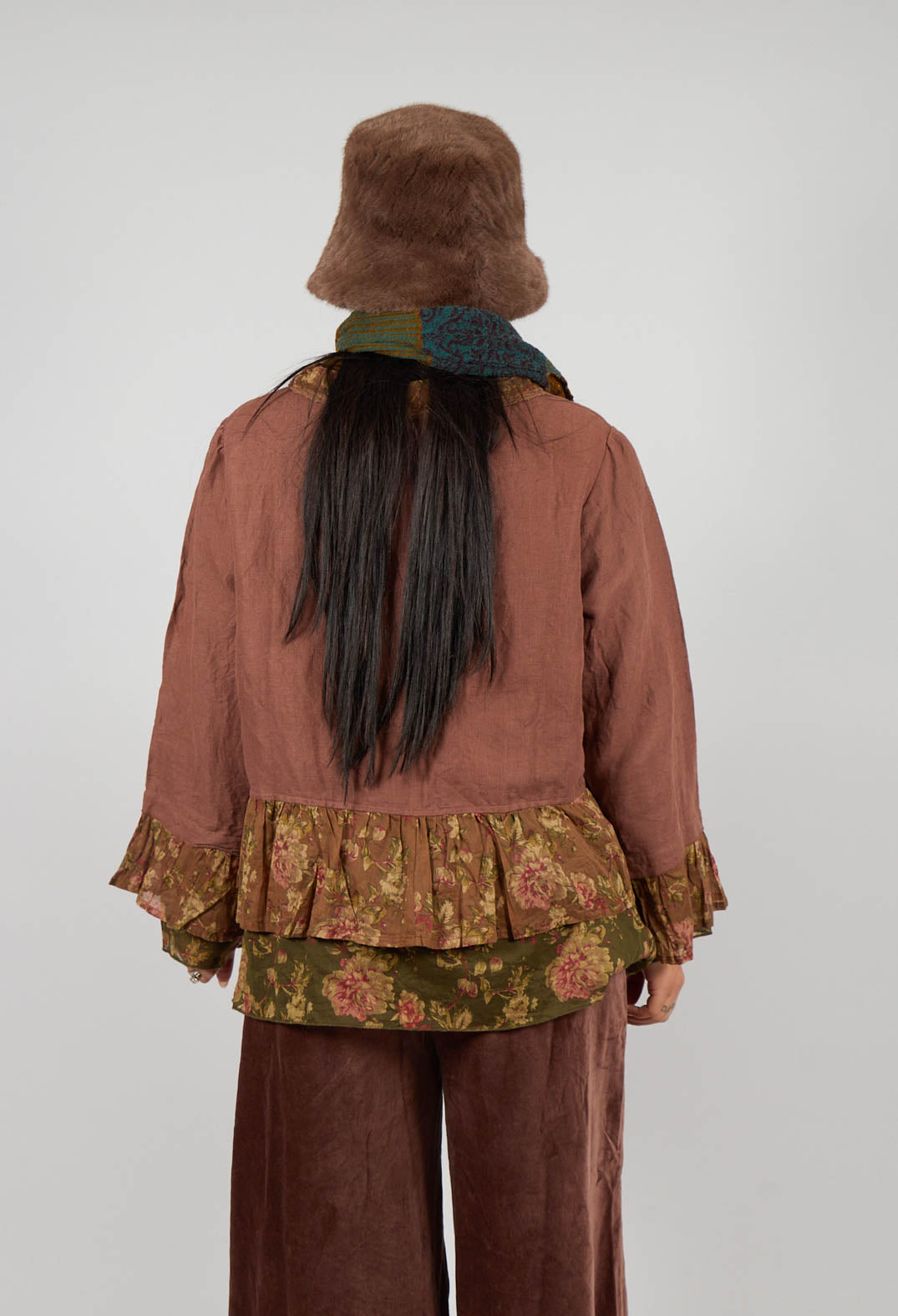 Mathis Jacket in Lin Bois de Rose