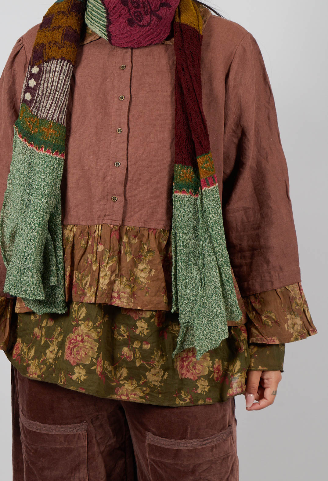 Mathis Jacket in Lin Bois de Rose