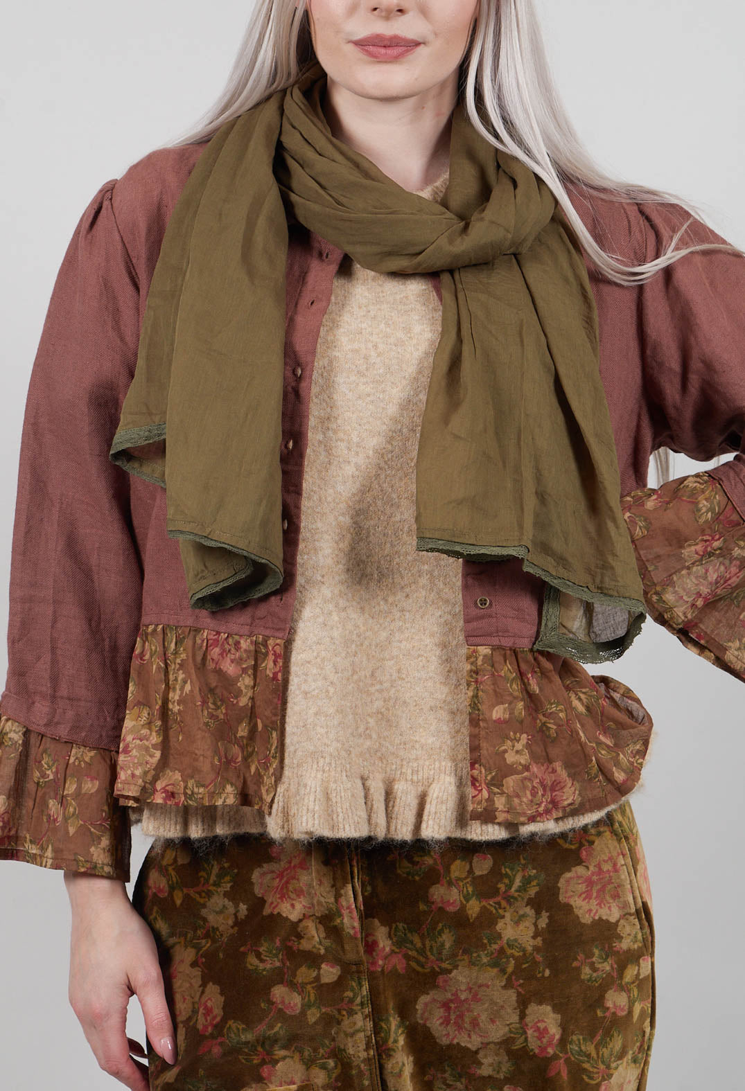 Mathis Jacket in Lin Bois de Rose