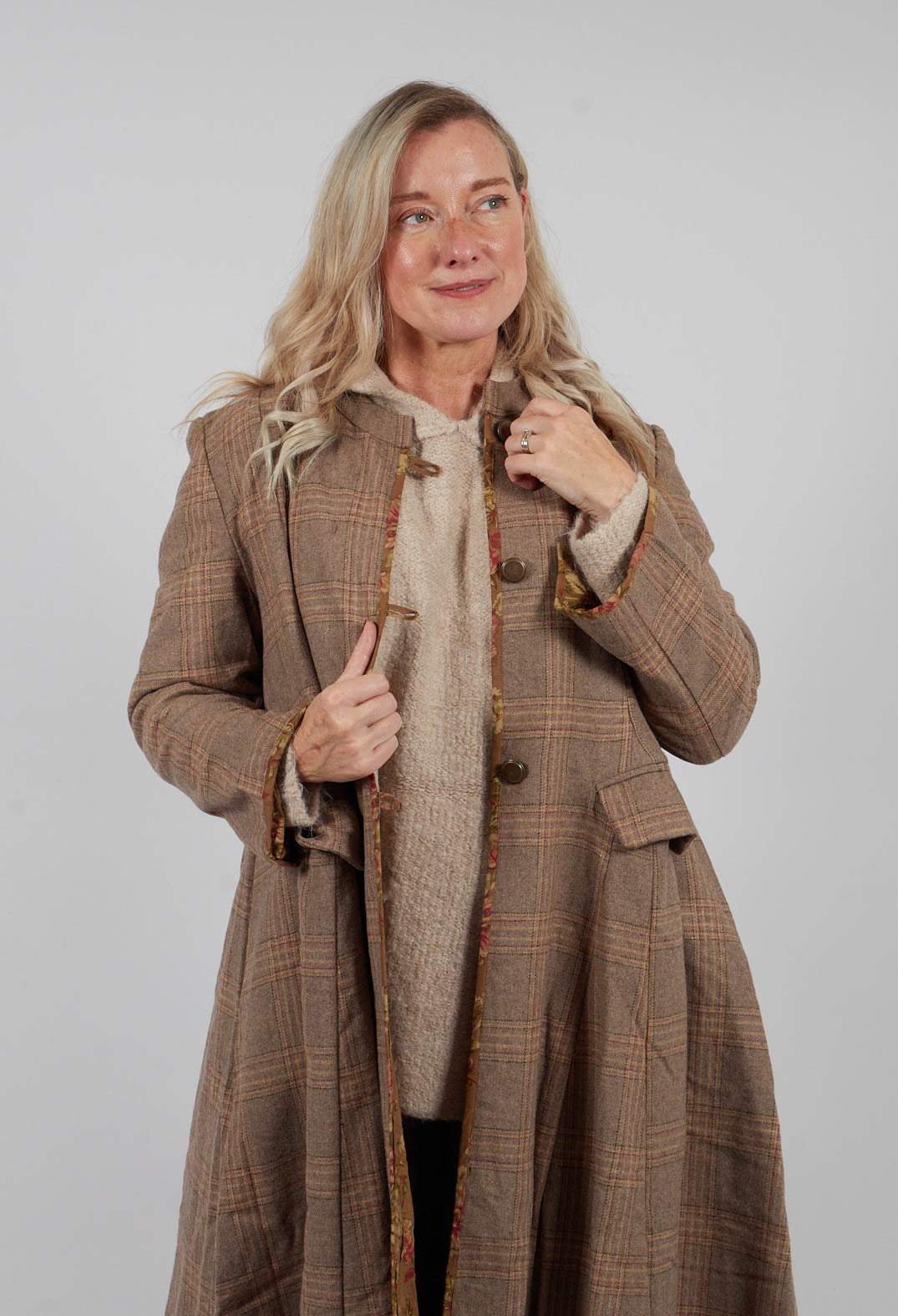 Ayden Coat in Ecossais