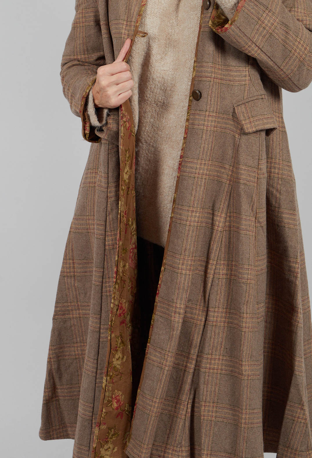 Ayden Coat in Ecossais