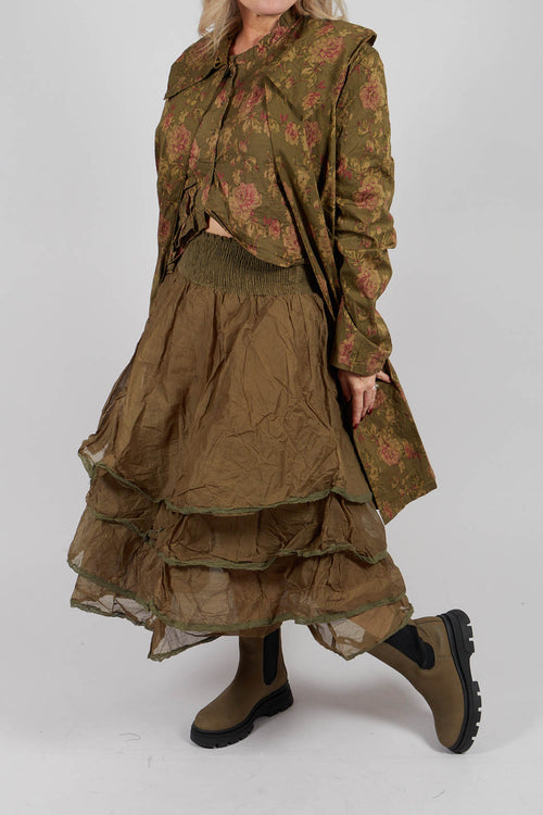 Madeleine Skirt in Organdy Mouse
