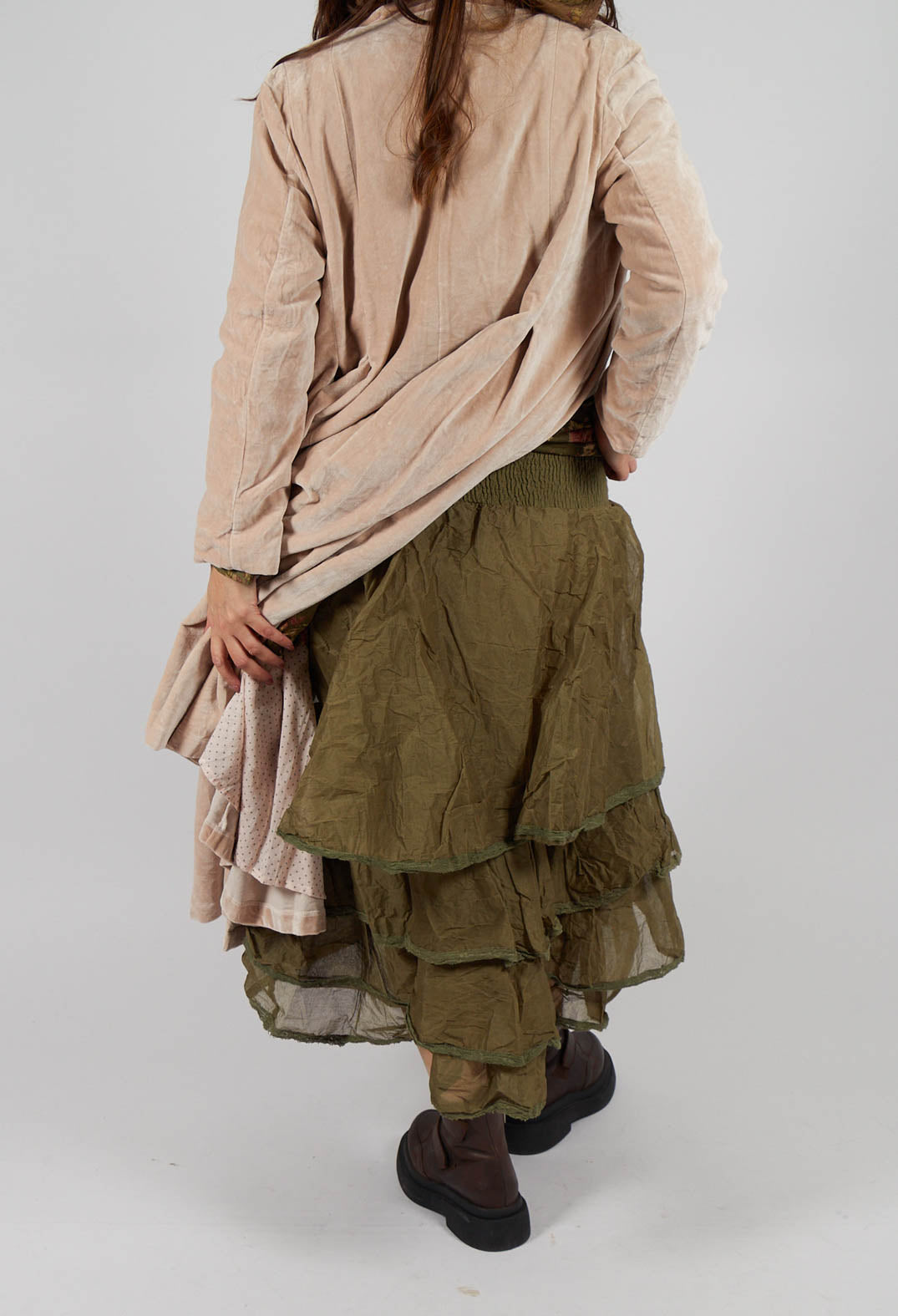 Madeleine Skirt in Organdy Mouse