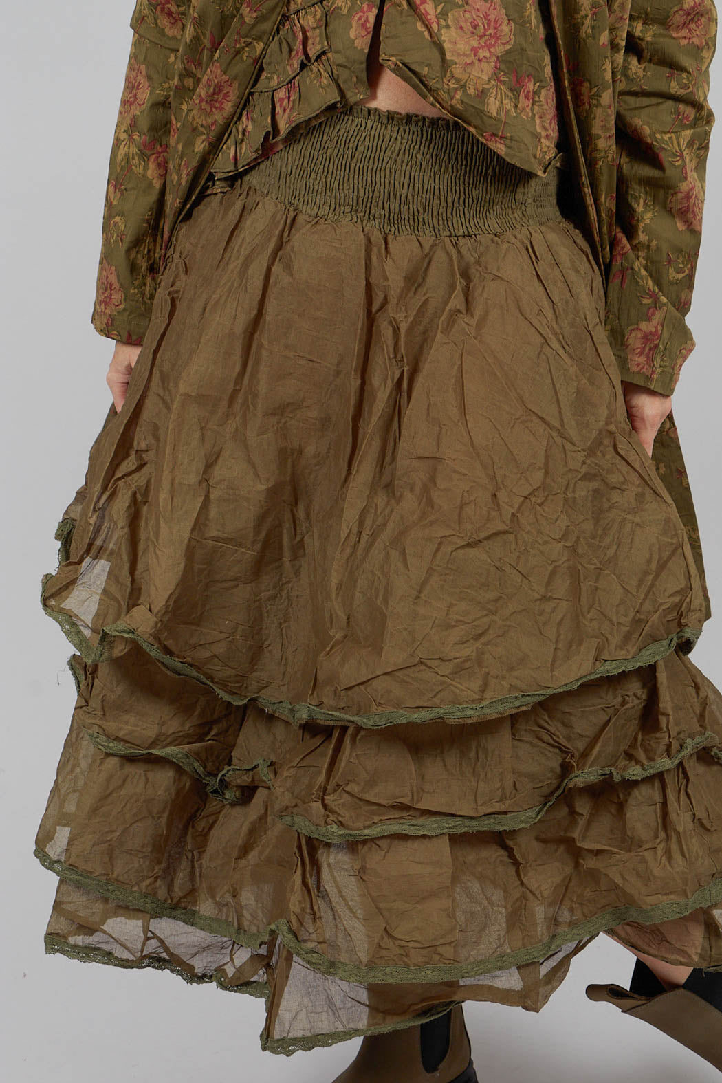 Madeleine Skirt in Organdy Mouse