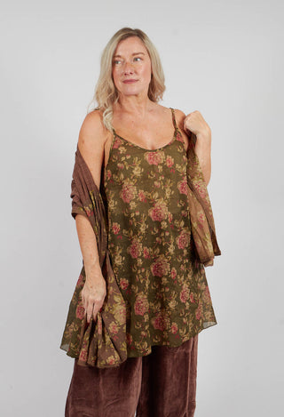 Lea Tunic in Coton Mousse Fleurs