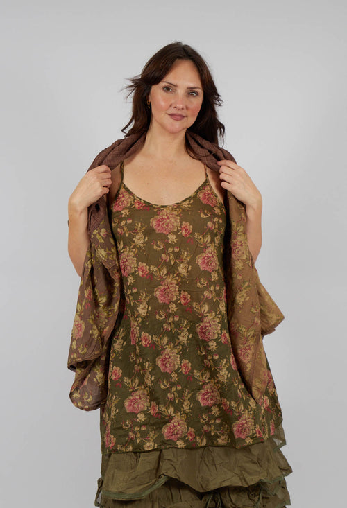 Lea Tunic in Coton Mousse Fleurs