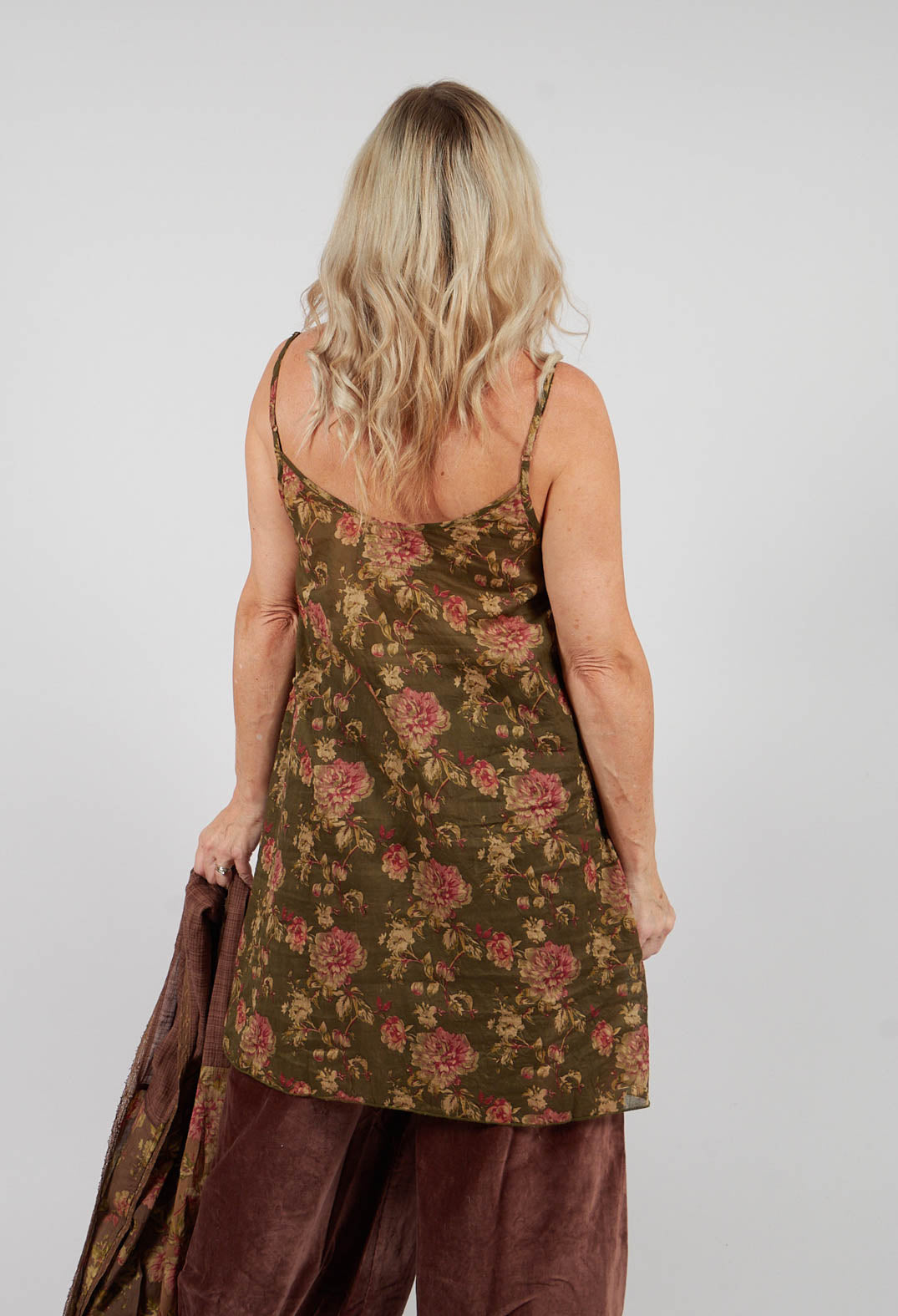 Lea Tunic in Coton Mousse Fleurs