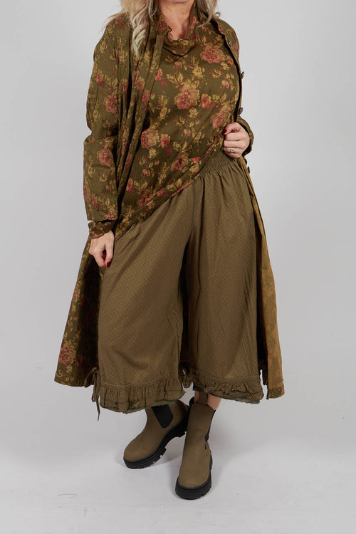 Robert Trousers in Coton Mousse Pois