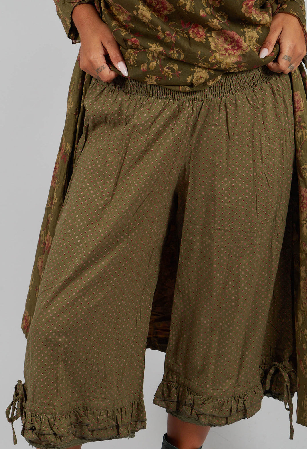 Robert Trousers in Coton Mousse Pois