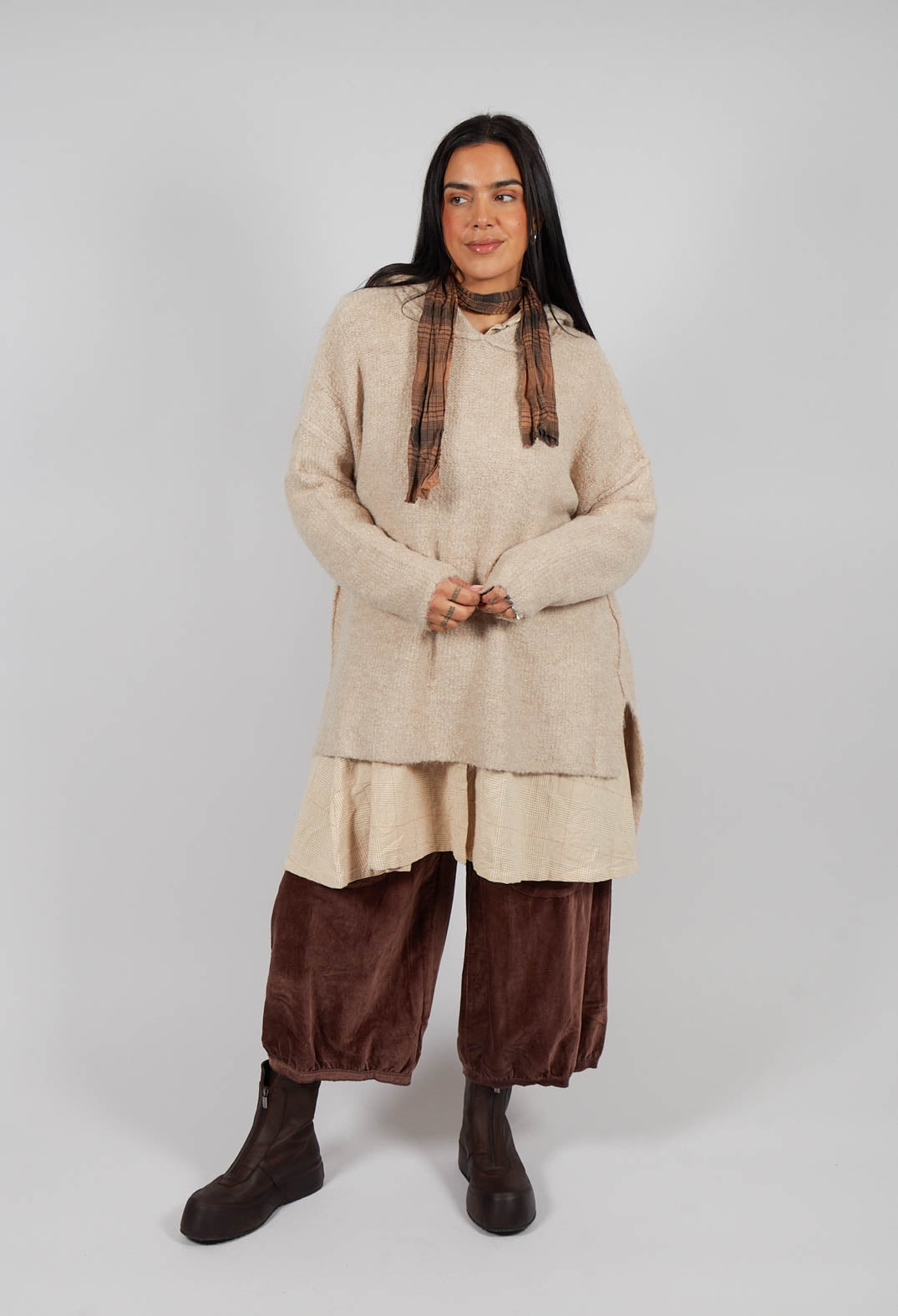 Gus Trousers in Velours Ras Bois de Rose