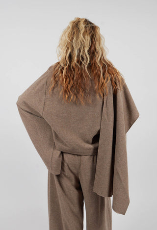 Draped Blouse in Mud