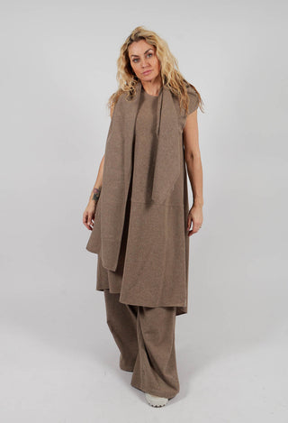 Back Neckline Dress in Mud