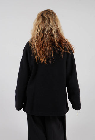 Warm Wool Jacket in Nero