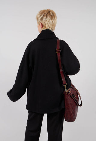 Warm Wool Jacket in Nero