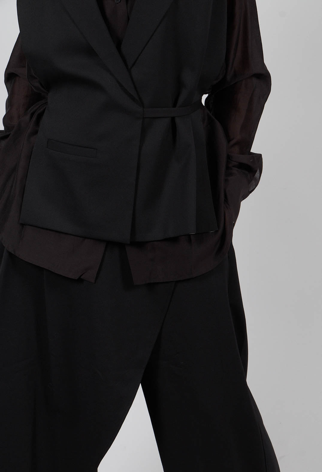 Panel Pant in Nero
