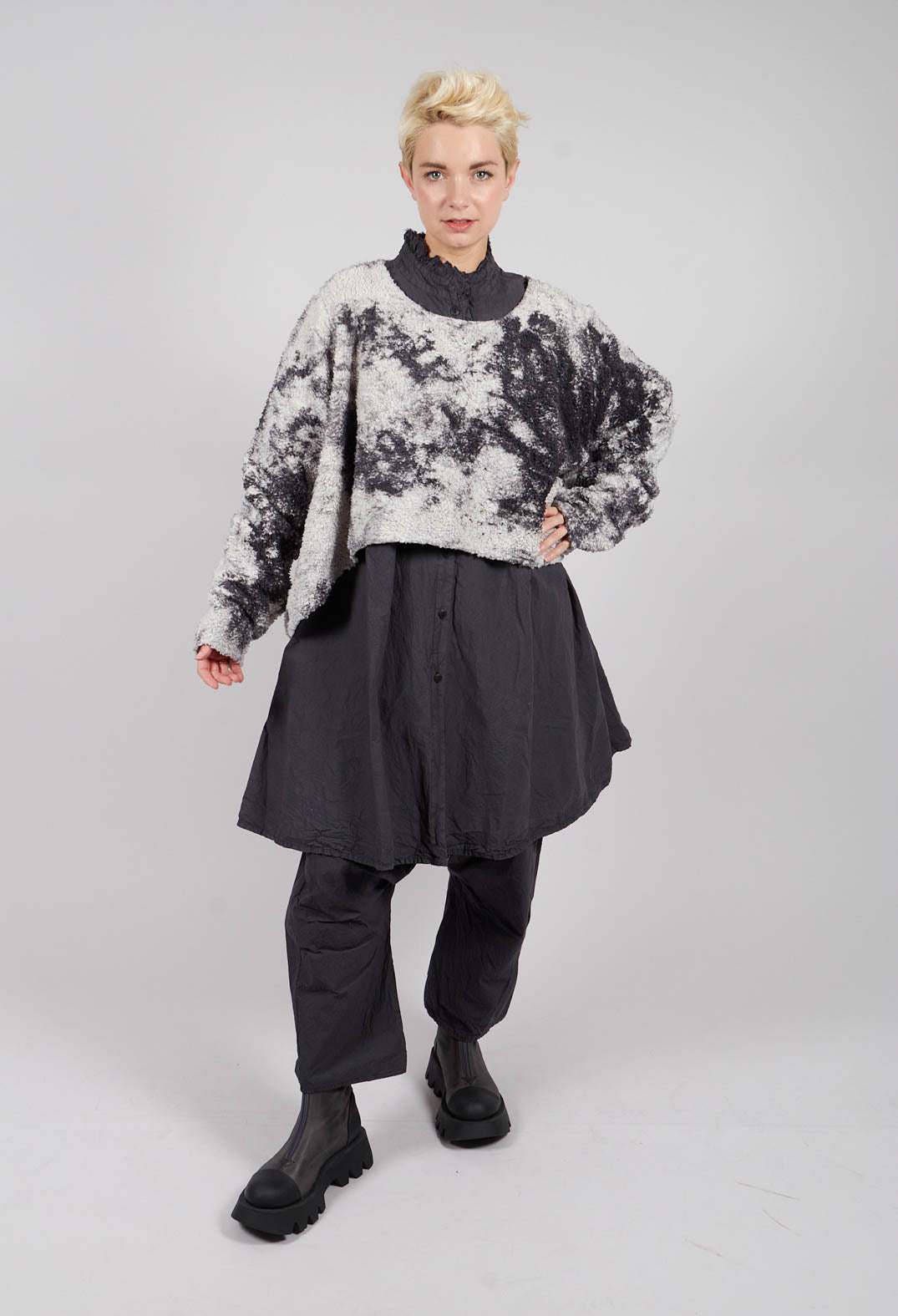 Abend pullover in Satt
