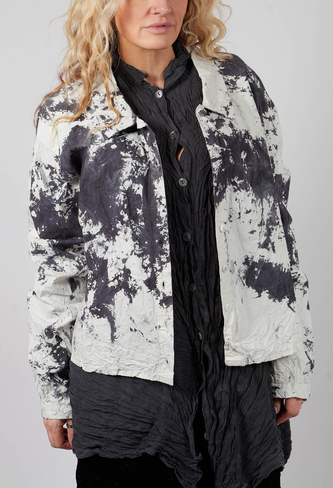 Achtig jacket in Satt