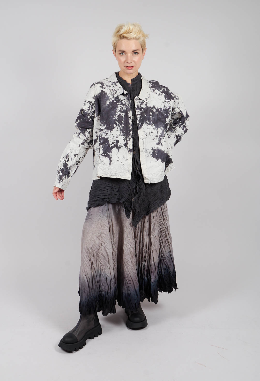 Achtig jacket in Satt