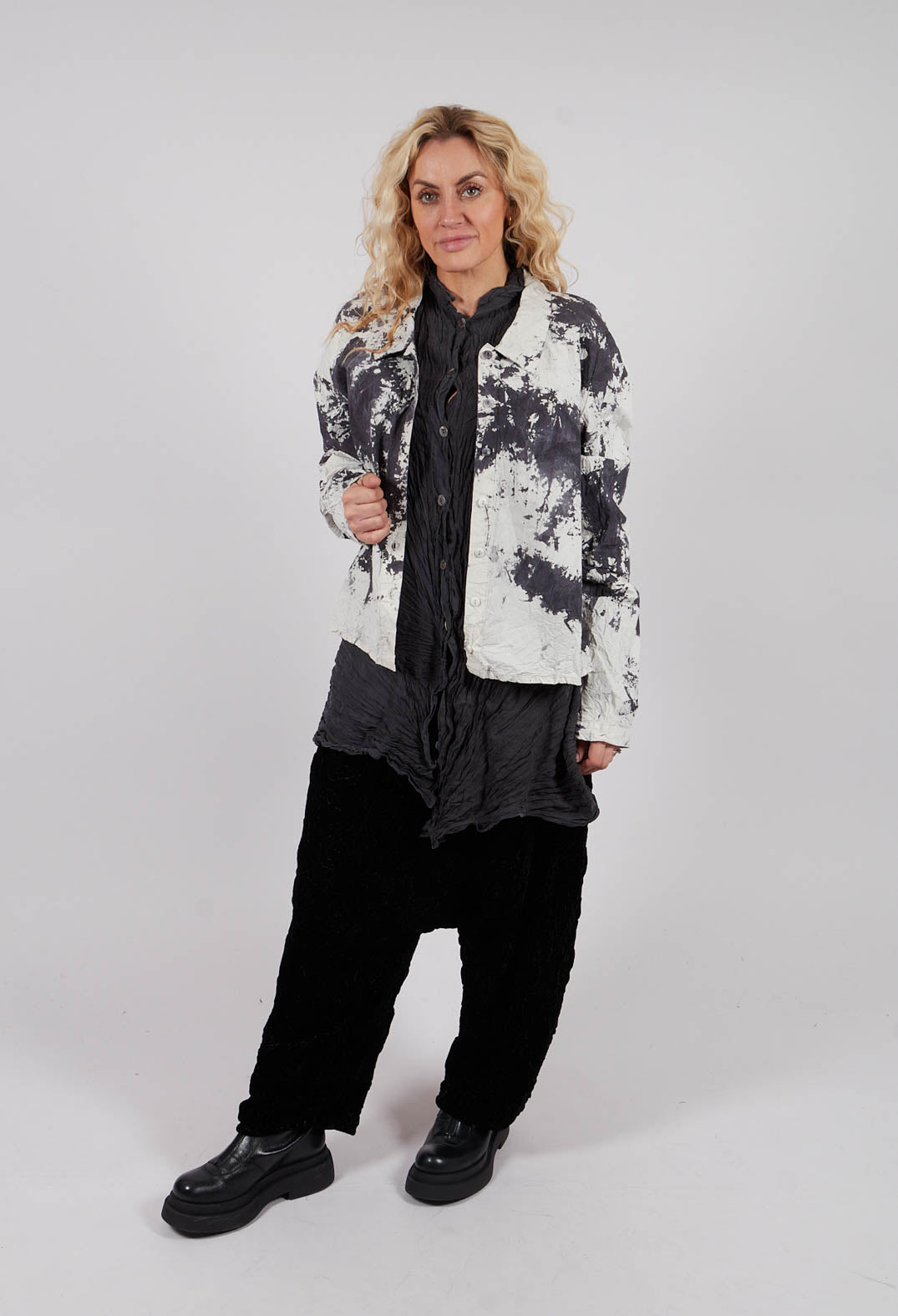 Achtig jacket in Satt