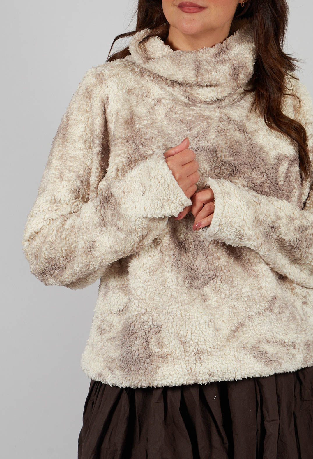 Grasch pullover in Kiesel