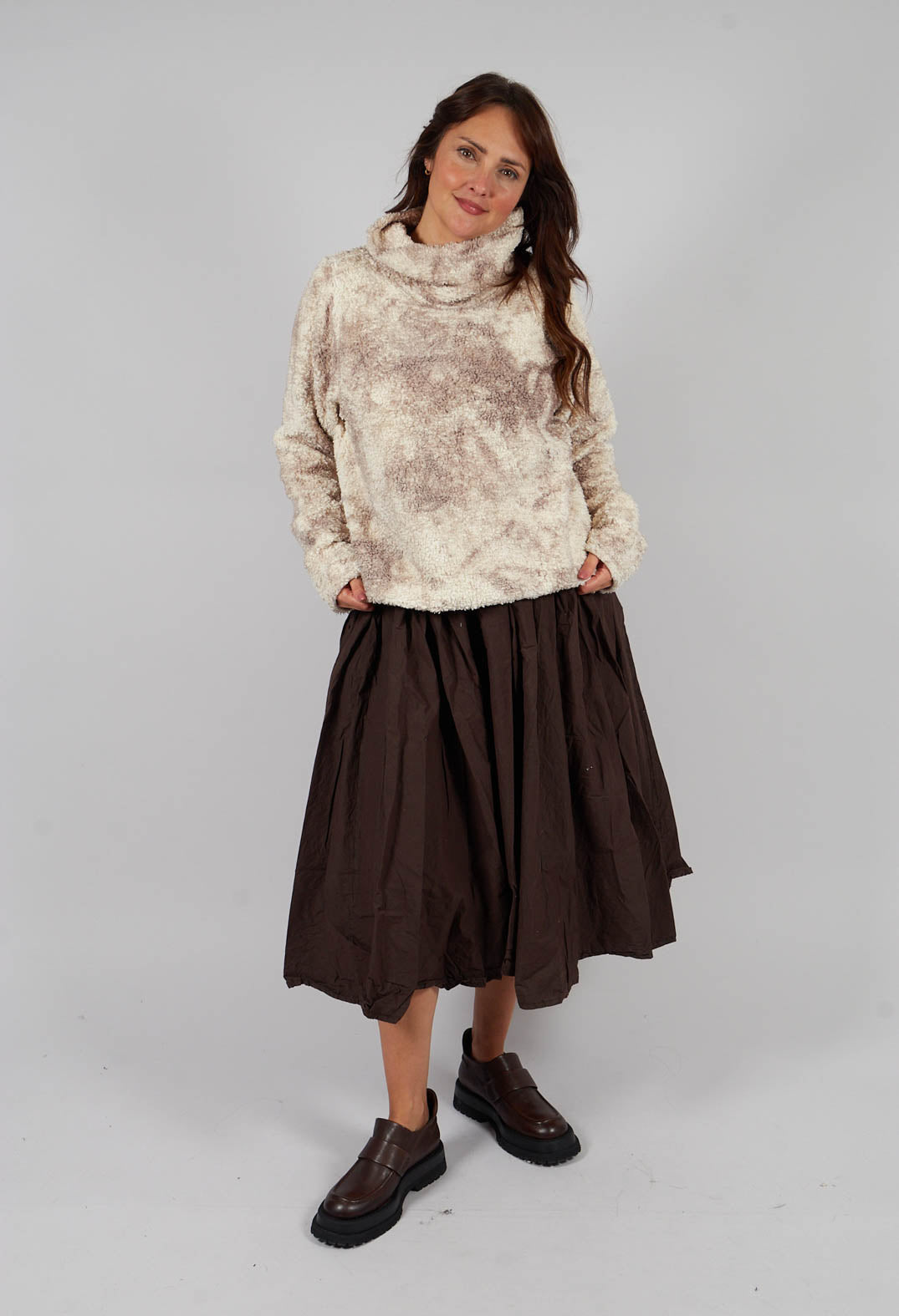 Grasch pullover in Kiesel