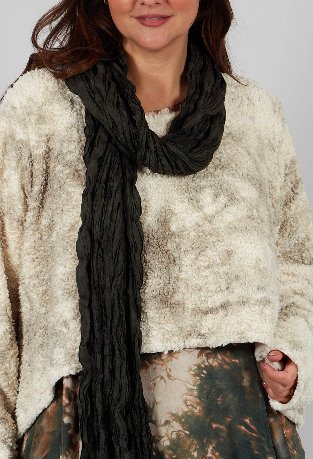 Riesencras scarf in Lorbeer