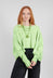 Wide Short Sweater in Pistachio
