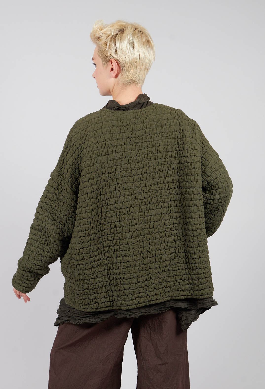 Mückent pullover in Lorbeer