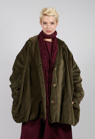 Robbefan jacket in Lorbeer
