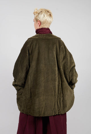 Robbefan jacket in Lorbeer