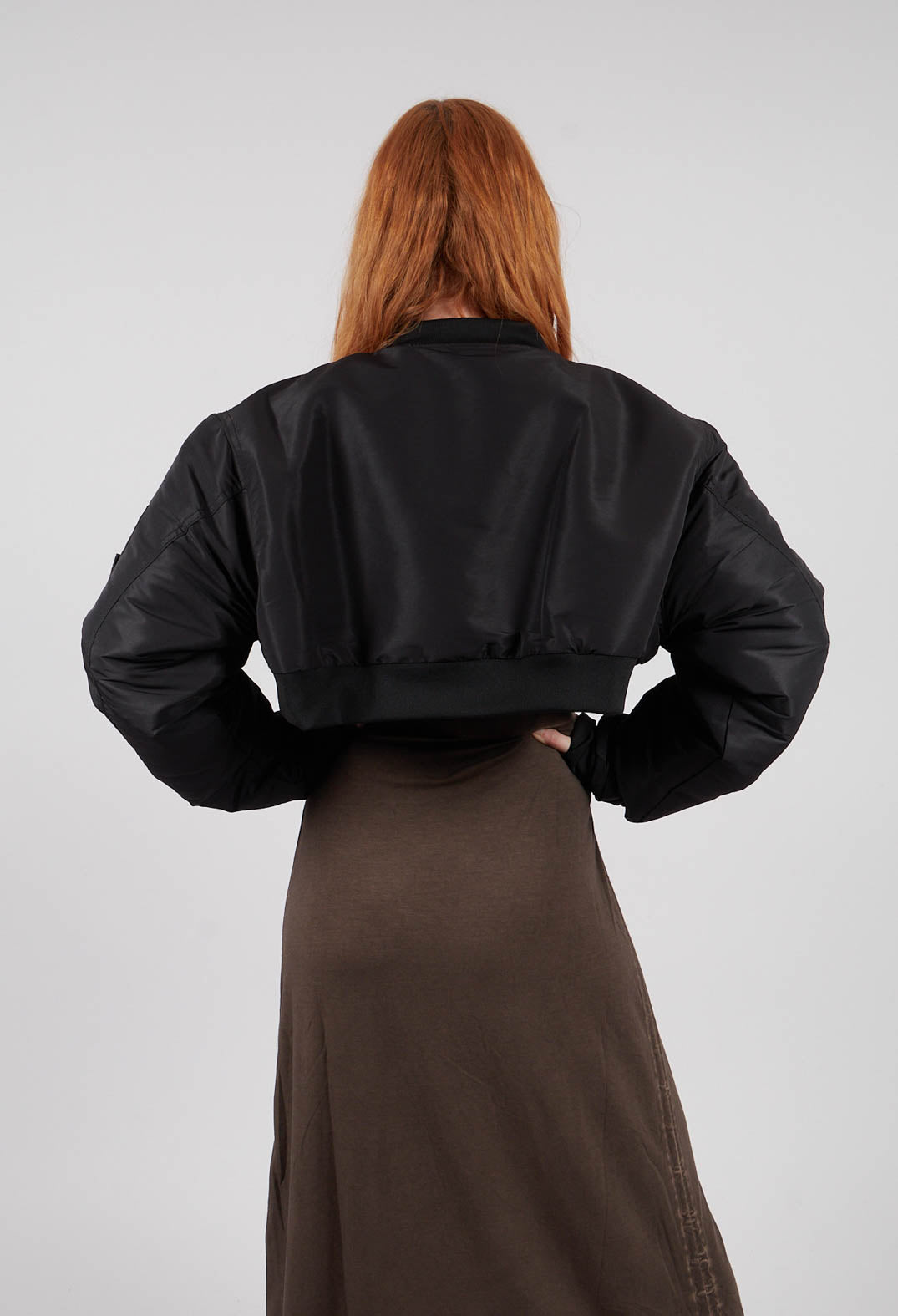 The Short Bomber in Black