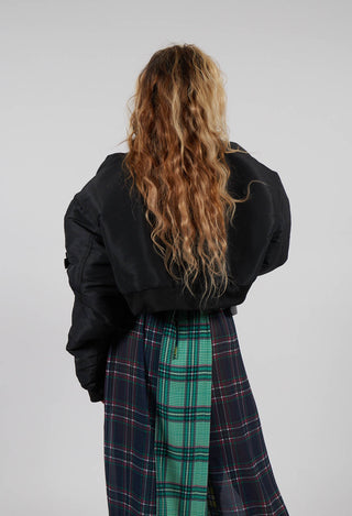 The Short Bomber in Black