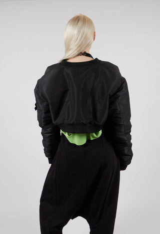 The Short Bomber in Black