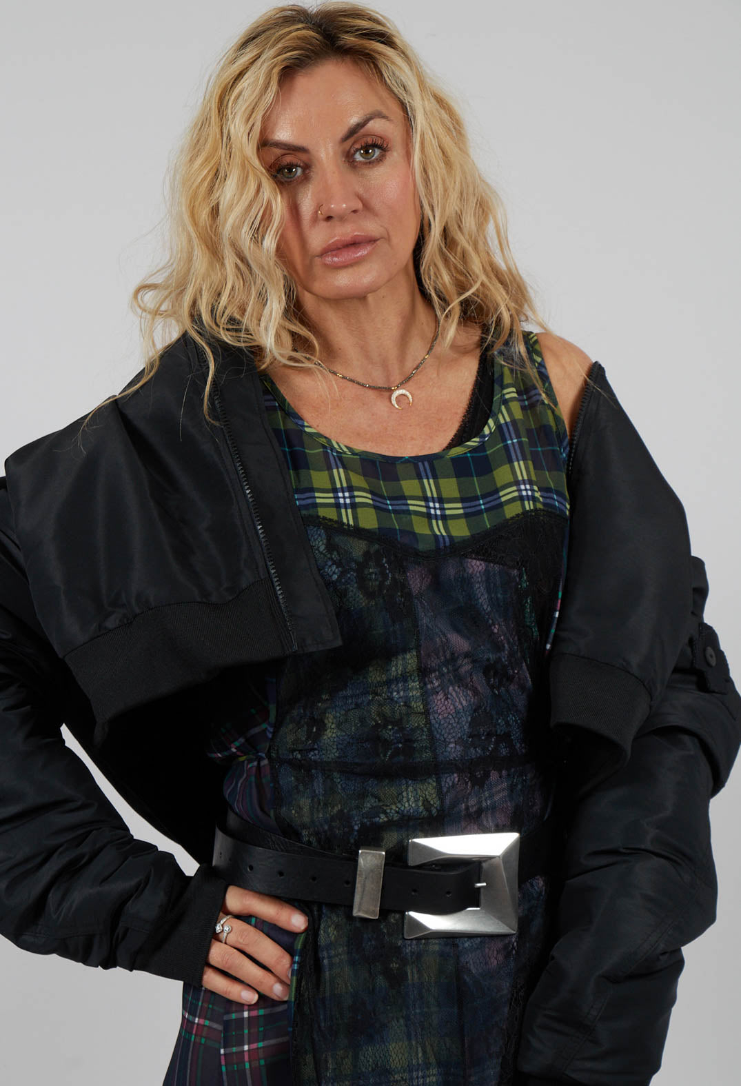 The Short Bomber in Black