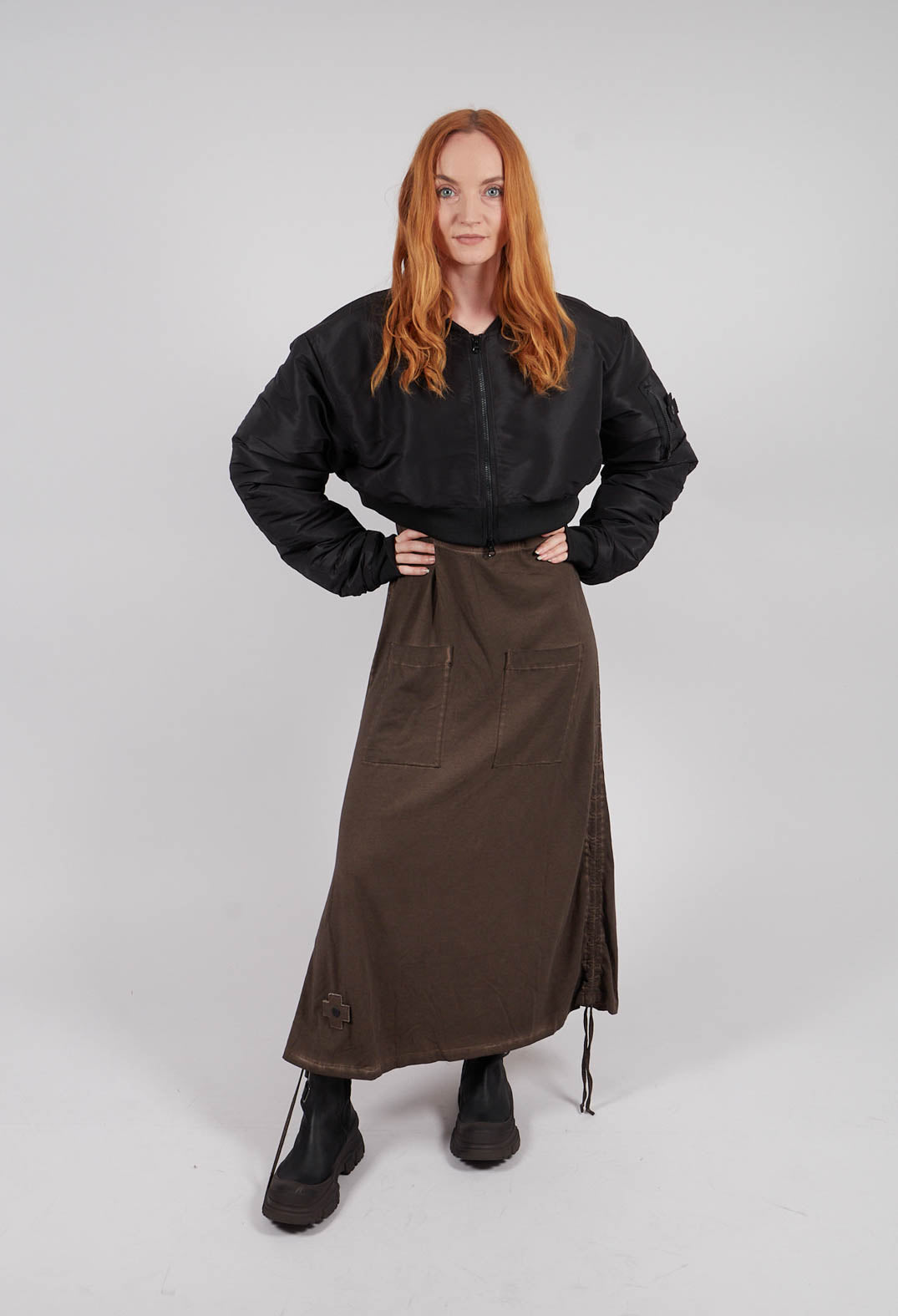 The Short Bomber in Black