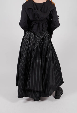 A New T Skirt in Pinstripe