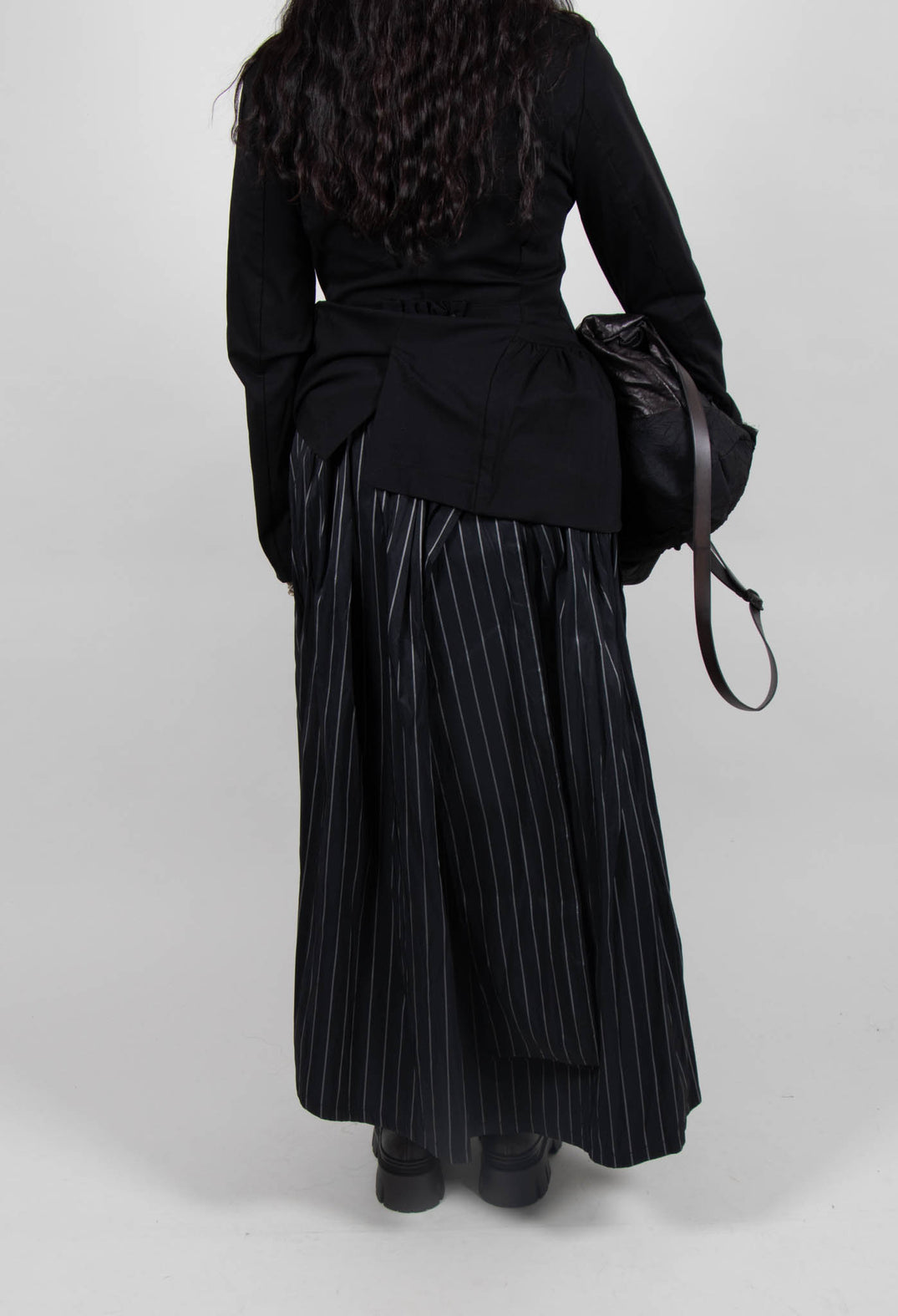 A New T Skirt in Pinstripe